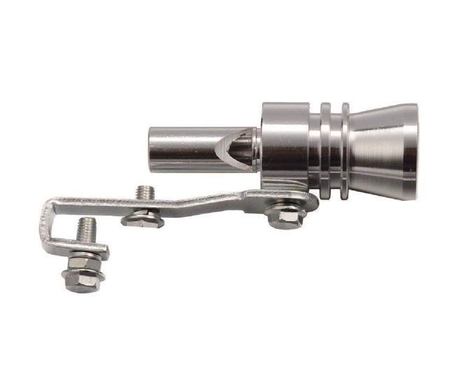 AllExtreme EXSWL01 Universal Turbo Sound Car Silencer Whistle Exhaust Pipe Blowoff Valve Simulator for Cars (XL)