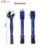 AllExtreme CYL-06-T Multi-Purpose Bike Chain Cleaner Brush with Soft & Long Bristles Ideal for Quick Cleaning of Cycles, Motorcycles (Blue)