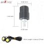 Allextreme EXELLR2 Eagle Eye Universal License Number Plate LED Light Bumper Daytime Running Lamp for Bikes, Motorcycles, Cars, SUVs and Truck (9W, Red, 2 PCS)