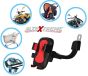 Allextreme Universal Mirror Mount Bike and Motorcycle Mount Cell Phone Mobile Holder Cradle for 3.5 to 6.3" Smartphone (Red)