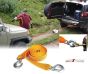 AllExtreme EXCTR125 Car Tow Rope Straps with Hooks-5 Tons 3 Meters (9.84ft)