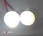 Allextreme EXELW2P Universal High Power LED Eagle Eye License Number Plate Light Turn Signal Light Parking Light for Bikes, Cars, SUVs, Trucks (9W, White, Pack of 2)