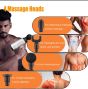 Allextreme HF-280 Cordless Rechargeable Handheld Percussion Massage Gun Deep Tissue Massager with Quiet, 6 Speed High-Intensity Vibration and 4 Massage Heads