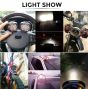 Allextreme EX9FWW2 Imported 9 LED Fog Light Spot Beam Waterproof Heavy Duty Pod Driving Work Lamp for Motorcycle Bike Car and SUV (15W, White Light, 2 PCS)