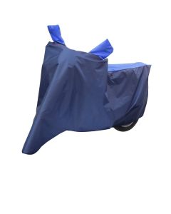 Allextreme L-7009 Full Bike Body Cover Water Resistant Dustproof Rustproof UV Protection Cover Compatible for Pulsar above 180cc and Upto Royal Enfield Bullet Size (Navy Blue & Blue, Large)