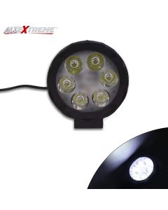 Allextreme EXR1FL 6 LED Fog Light for Motorcycle Car ATV Jeep 4x4 Tractor Off Road Waterproof Dustproof Shockproof 3 inches Lamp with Mounting Stand (18W, Pack of 1)