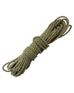 AllExtreme EX28LGR High Strength Leg Guard Rope Synthetic Towing Securing Rope Compatible for Bullet, Cars, Motorcycles, ATV and UTV (28M, Brown)