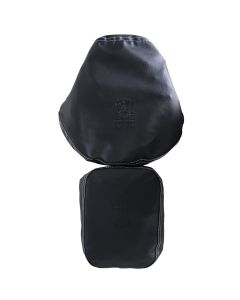 Allextreme Motorcycle Seat Cover PU Leather Anti Skid Split Water-Resistant Bike Cushion Compatible with All Motorcycles- (Black, Model-12)