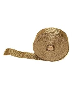 AllExtreme Silencer Wrap Bike Exhaust Heat Shield LENGTH-3 Metre for Bullet Electra Twinspark (Golden)
