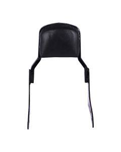 AllExtreme EXBT2HB Harley Style Heavy Duty Bike Pillion Backrest Passanger Rear Seat Back Support Rest Compatible for BS3 and BS4 Model Bullet 350cc and 500cc (Black)