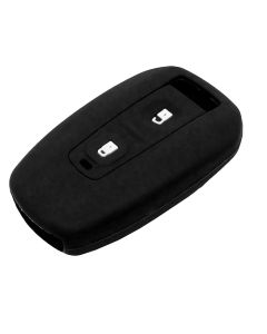 AllExtreme EX2KCTI Button Remote Key Shell for Cars Soft & Lightweight Silicone Key Cover for Indica Vista (Black)