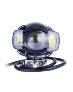 AllExtreme EXFSUL1 Motorcycle LED Headlight Super Bright CREE Chip Off Road Driving Fog Lamp for Night Driving (20W, White Light, 1 PC)