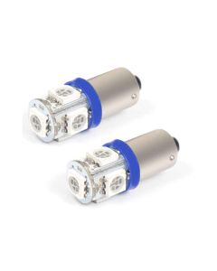 Allextreme EX2BT10 LED Parking Light Super Bright 5 SMD Interior Pilot License Plate Dome Indicator Lamp Bulb for Car Bike and Motorcycle (Blue)