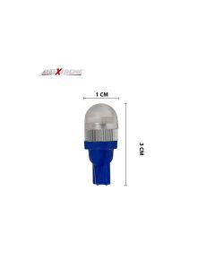 Allextreme EXT10CB Universal T10 LED Parking Light Super Bright Interior Pilot License Plate Dome Indicator Lamp Bulb for Car Bike and Motorcycle (2W, Blue, 2 PCS)