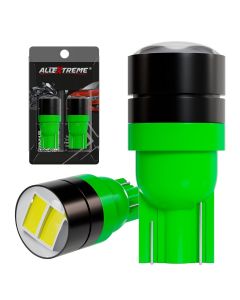 Allextreme EXT104G Universal T10 LED Parking Light 4 SMD Super Bright Interior Pilot License Plate Dome Indicator Lamp Bulb for Car Bike and Motorcycle (1W, Green, 2 PCS)5