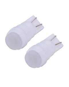 Allextreme EXTCT101 Universal T10 LED Parking Light Super Bright Interior Pilot License Plate Dome Indicator Lamp Bulb for Car Bike and Motorcycle (1W, White, 2 PCS)