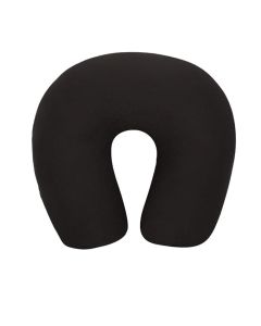 Allextreme Neck Massage Travel Home U Shaped Neck Rest Pillow (Black Without Vibrator)