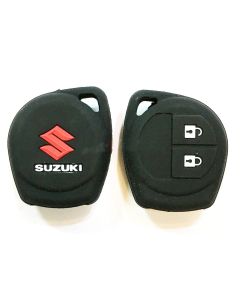 AllExtreme EX2KCMS Silicone Car Key Cover for Swift/Ritz/Dzire/Ertiga/SX4/AStar/WagonR/Celerio & Maruthi Suzuki - Black