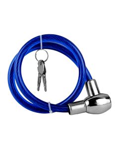 AllExtreme EXHBL1M Heavy Duty Multipurpose Cable Lock for Bike, Luggage, Helmet, Steel Keylock, Anti-Theft (Multicolor)