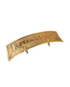 AllExtreme EXFF172 Brass Metal Front Fender Plate Motorcycle Decorative Accessory Sharply Finished Embossed Offers Vintage & Retro Look (‎100 gm)