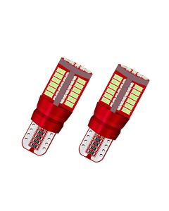 Allextreme EXW5WP2 Universal T10 LED Parking Light 57 SMD Super Bright Interior Pilot License Plate Dome Indicator Lamp Bulb for Car Bike and Motorcycle (5W, White, 2 PCS)