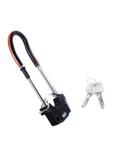 Allextreme EXSSUSL Heavy Duty U Lock, Shocker Lock for with Transit Frame Mount Bracket