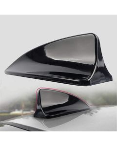 AllExtreme Car Shark Fin Roof Antenna Radio FM/AM Car Accessories Decorater Universal for Car (Black)