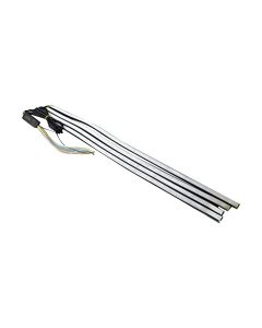 AllExtreme EXFSLW2 Waterproof IP67 Flexible Rubber High Power Daytime Running Lamp Universal 12V Chip COB LEDs DRL Strip Light for Car and Other Vehicle (6W, White)