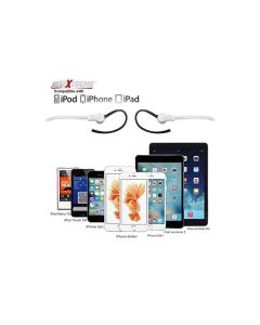 Allextreme MAK 3.5 mm Stereo Headphone with Mic and Inline Control for iPhone, Samsung Mobiles and Tablets (White)
