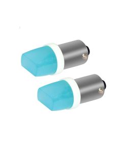 Allextreme EXBA9SI 3W BA9S LED Parking Light 5 SMD Super Bright Universal Interior Pilot License Plate Dome Indicator Lamp Bulb for Car Bike and Motorcycle (Icy Blue, 2 PCS)