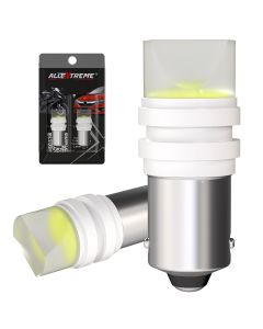 Allextreme EXBA2FF Universal BA9S Socket LED Parking Light License Plate Indicator Lamp Bulb for Car, Bike & Motorcycle (2 PCS)