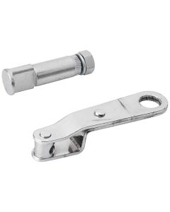 AllExtreme EXTBCLC Rear Drum Brake Cam with Lever Set for Bullet Classic Electra and Standard 350cc and 500cc Motorcycles (Chrome)