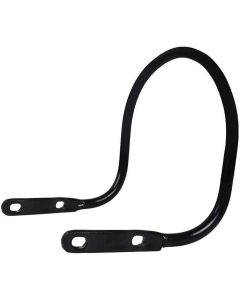 AllExtreme EXTBRBB Heavy Duty Bike Rear Seat Backrest Handle Support Compatible for BS3 and BS4 Model Bullet 350cc and 500cc (Black)