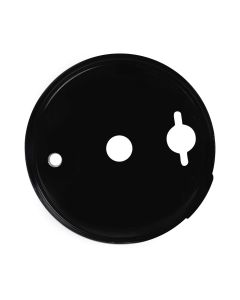 AllExtreme TBBS-099 Rear Brake Shoe Plate Cover for Old Model Bullet Classic Electra and Standard 350cc and 500cc Motorcycles (6 Inch, Black)