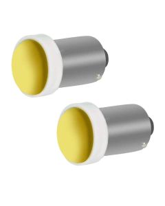 Allextreme EXBA9SY BA9S LED Parking Light Super Bright 5 SMD Car Interior License Plate for Car Bike and Motorcycle (5W, White, 2 PCS)