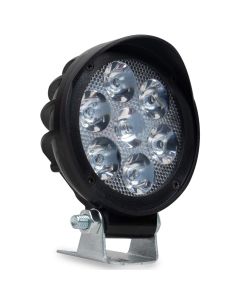 Allextreme EX7RF1P 6 LED Round Fog Light 3 inches Waterproof Flood Lamp with Adjustable Mounting Brackets for Motorcycle/Bike and Cars (10W, White Light, 1 PC)