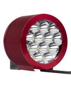 Allextreme EX12FH1 12 LED Fog Light with Attached High Decibel Loud Sound Horn for Motorcycle and Cars (Random Colors, 1 PC)