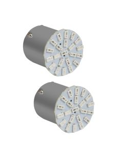 Allextreme BA9S Universal T10 LED Parking Light 22 SMD COB Chip 6000K Front and Back Indicator Light Super Bright for Car Bike and Motorcycle (Set of 2, Blue)