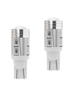 Allextreme EXT10W8 Universal T10 LED Parking Light 6 SMD Super Bright Interior Pilot License Plate Dome Indicator Lamp Bulb for Car Bike and Motorcycle (0.7W, White, 2 PCS)
