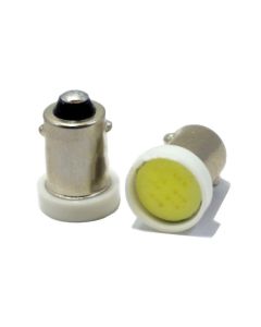 Allextreme EXBA9SW4 BA9S LED Parking Light 5 SMD Car Interior License Plate Wedge Dome Trunk Dashboard Bulb for Car Bike and Motorcycle (1W, White, 2 Piece)
