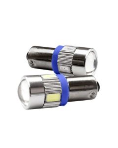Allextreme Universal Multipurpose T10 5 SMD LED Projector Light for Car Interior Exterior, Bike and Motorcycle 2 Pcs (Blue)