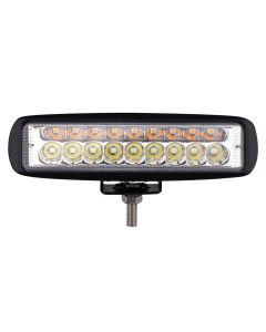 Allextreme EXF18W1 18 LED Fog Light Waterproof 6 inch Dual Row CREE LED Flood Beam Work DRL Lamp for Bikes Cars & Motorcycles (Pack of 1)