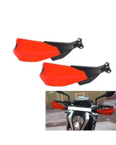 Allextreme EXHGDR1 Universal Bike Handlebar Handguard Finger Brush Wind Protector Compatible for Duke 125, 200, 250 & 390 Motorcycles (Red) (AE_Hand_RD)