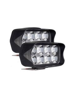 Allextreme LED Fog Light Waterproof Pod Driving Spot Head Lamp for Bikes Cars and Motorcycle (8 LED Light)