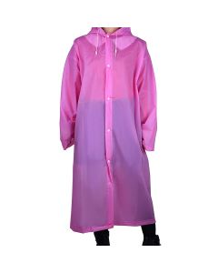 Allextreme EXTY876 Rain Guard Emergency Rain Poncho with Hood Raincoat for Men Women One Size Fits All (Random Colors)