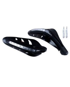 AllExtreme 7/8" 22mm Motorcycle Hand Guard with LED Light Universal Bike Handle Protector Shield Handlebar Protection Gear (Yellow)