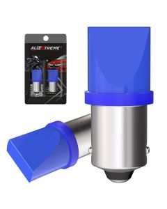 Allextreme EXB2T10 BA9S LED Parking Light SMD Interior Pilot License Plate Dome Indicator Lamp Bulb for Car Bike and Motorcycle (2W, Blue, 2 PCS)