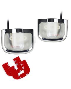 Allextreme EXCFLM1 Car Door Shadow Projector Laser Light Entry Courtesy Welcome LED Logo Lamp Compatible with All Ford Cars (2 Pc)