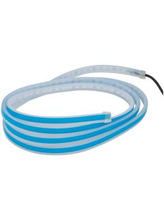 AllExtreme EXDRLY2 Flexible Silica Gel Daytime Running Strip Light Auto LED Strip Soft Tube Lamp turn signal Light for Bikes Cars and Home Decoration Rear (Red + Orange + Ice Blue)