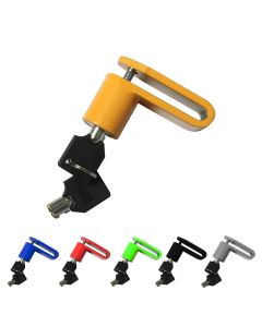 AllExtreme EXHDBL11 Heavy Duty Disc Brake Lock Anti Theft Stainless Steel 8mm Pin Wheel Locking Security Lock for Bike and Motorcycle (Color may Vary)